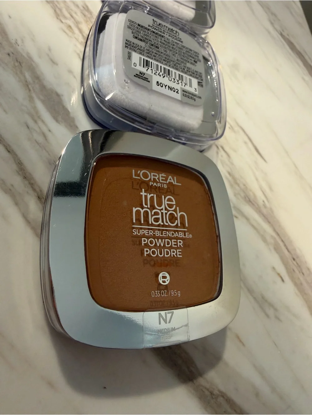 L'Oreal Paris True Match Super Blendable Oil Free Makeup Powder N7 Medium Deep